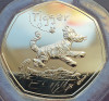 50 pence 2021 Marea Britanie,Tigger from Winnie the pooh, Coincard, Bunc, Europa