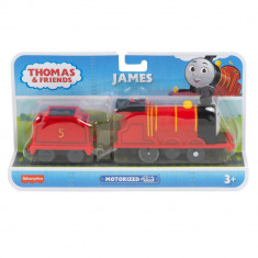 THOMAS LOCOMOTIVA MOTORIZATA JAMES CU VAGON SuperHeroes ToysZone