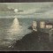 Constanta 1926 ? - Hotel Palas cu vedere la mare - Imagine nocturna - printata, color, necirculata