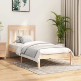 Cadru de pat single, 90x190 cm, lemn masiv