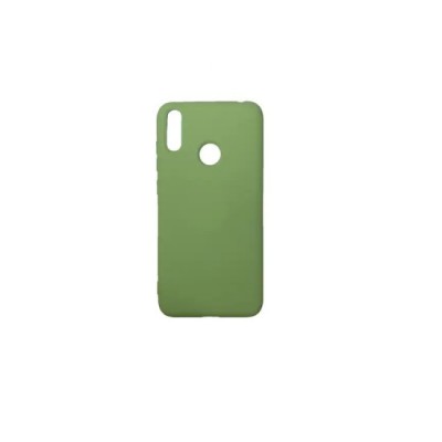 Husa silicon soft-touch compatibila cu Huawei Y7 2019 Verde foto