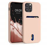 Husa pentru iPhone 12 / iPhone 12 Pro, Silicon, Rose Gold, 54513.10, Roz, Carcasa