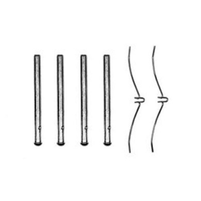 Set accesorii placute frana Mazda 323 2 Hatchback (Bd) 06.80-10.89, 323 2 Sedan (Bd) 10.80-10.89, 323 3 Estate (Bw) 01.86-10.98, 323 3 Hatchback (Bf) foto