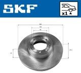 SKF VKBD 90190 V1 Disc frana