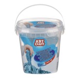 Galetusa de nisip kinetic cu accesoriu, 400 g, albastru