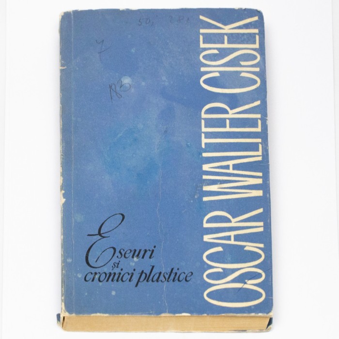 Oscar Walter Cisek, Eseuri și cronici plastice, 1967