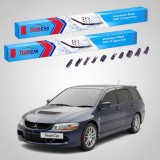 Cumpara ieftin Stergatoare Mitsubishi Lancer Wagon Gen VII (CS_W/CT_W) EVO IX Wagon 2003-2008 | Set Fata Flat Premium - TeamCar