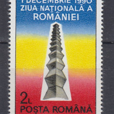 ROMANIA 1990 LP 1247 - 1 DECEMBRIE ZIUA NATIONALA A ROMANIEI MNH