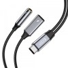 Cablu Audio USB-C - 3.5mm / USB-C Tech-Protect Ultraboost, Negru, Universal