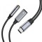 Cablu Audio USB-C - 3.5mm / USB-C Tech-Protect Ultraboost, Negru