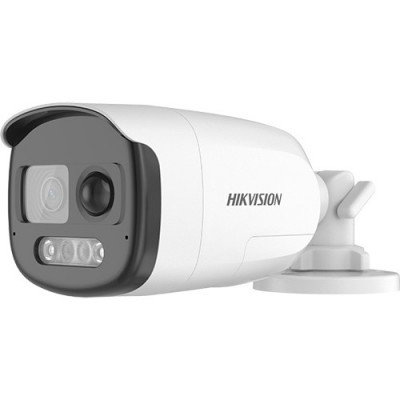 Camera AnalogHD ColorVu 2MP cu PIR si alarma incorporata, lentila 2.8mm, lumina alba 40 m, Audio - HIKVISION DS-2CE12DF3T-PIRXOS-2.8mm SafetyGuard Sur foto