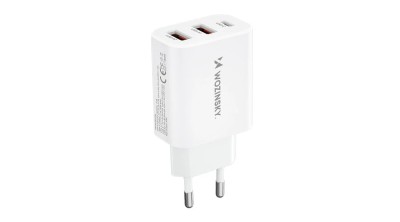 Wozinsky CWCUCW 30W USB-C / 2 x USB-A &amp;icirc;ncărcător de perete - alb foto