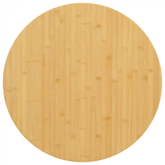 vidaXL Blat de masă, &Oslash;70x1,5 cm, bambus