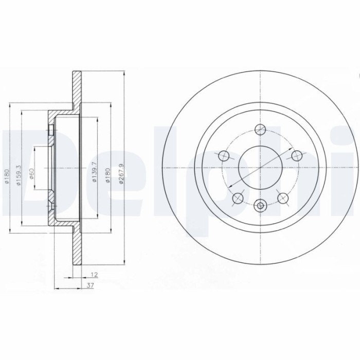 DELPHI BG4199C Disc frana