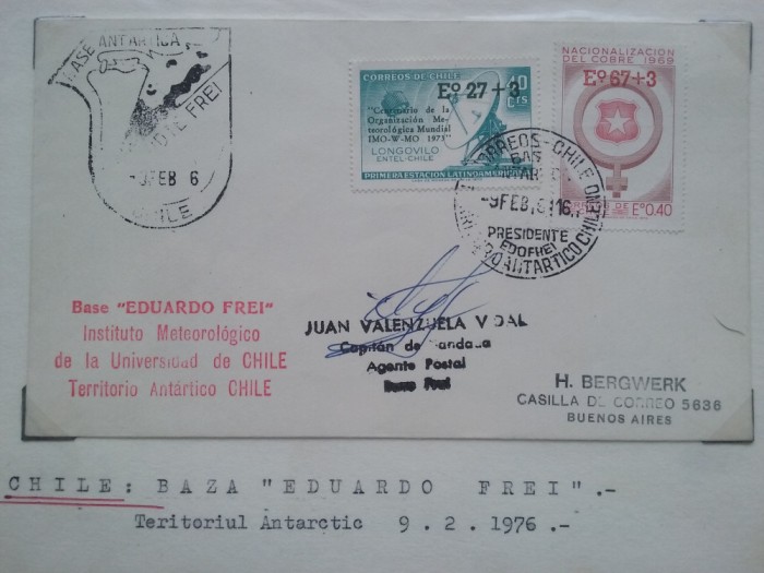 1976-Chile-Baza Eduardo Frei-Plic circ.