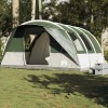 VidaXL Cort de camping tunel pentru 5 persoane, verde, impermeabil 4009422
