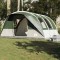 vidaXL Cort de camping tunel pentru 5 persoane, verde, impermeabil 4009422