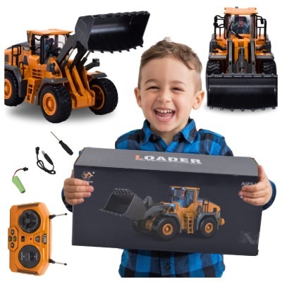 Tractor cu telecomandă și faruri reglabile foto