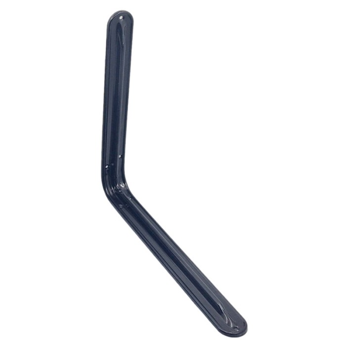 Suport pentru raft, lat, negru, 320 x 275 x 37 mm, 24 buc / set