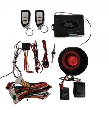 Alarma auto cu inchidere centralizata, 2 telecomenzi cu 4 butoane EG-D39 foto
