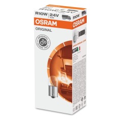 Set 10 bucati becuri camion R10W 24V Osram Original