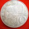 (A60) MONEDA DIN ARGINT AUSTRIA - 10 SCHILLING 1965, PURITATE 640, 7,5 GRAME