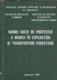 Cumpara ieftin Norme unice de protectie a muncii in exploatari si transporturi forestiere