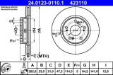 ATE 24.0123-0110.1 Disc frana