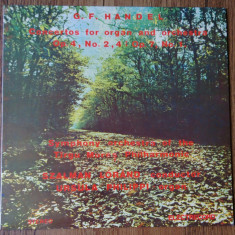 LP G.F. Handel - Concert Pentru Orgă Și Orchestră In Si Bemol Major
