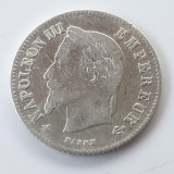 Franța 20 centimes 1866 A /Paris argint Napoleon lll, Europa