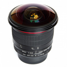 Obiectiv manual Meike 8mm F3.5 Fisheye pentru Sony E-mount