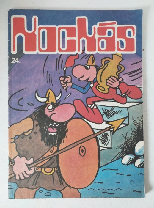 Revista benzi desenate in limba maghiara: Kock&aacute;s 24. (1987) (sz&eacute;ps&eacute;ghib&aacute;s), (Rahan / Ben / Pif)