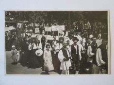 Rară! Carte foto Emil Fischer:Procesiune religioasa Oastea Domnului-Sibiu 1930
