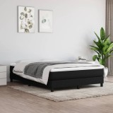 Cumpara ieftin Saltea de pat cu arcuri, negru, 140x200x20 cm, textil