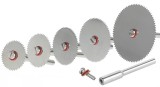 Set 5 discuri freze debitat lemn sau plastic cu adaptor prindere biax, MyStyle&reg;