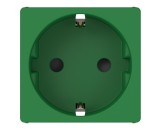 Priza schuko standard german 2M Gewiss System Pura verde GWC20283