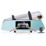 Camera Auto Tip Oglinda Techstar&reg; T25, WDR, 7&quot; Inch, Touch Screen, Full HD 1080P, NightVision, MicroSD