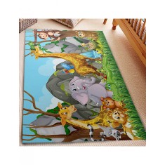 Covor camera copii cu animale 120x180cm