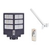 Lampa Solara Stradala Dubla 300W, Telecomanda, IP65, 18000 Lumeni, Autonomie 8h, Negru, 447x340x70 mm