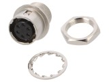 Conector Circular HR10 Push-Pull Soclu Argintat 2A Lipire