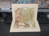 Hartă politică Rusia europeană, Ucraina, Crimeea, Kiev, Europaisches Rusland, circa 1920, kartographie und druck Georg Westermann, Braunschweig, 181
