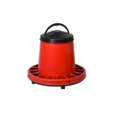 Hranitoare pentru pasari, rosu, capacitate 6-8 kg