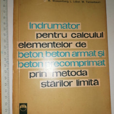 INDRUMATOR PT CALCULUL ELEMENTELOR DE BETON ,BETON ARMAT SI PRECOMPRIMAT...