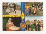 FA125 -Carte Postala- OLANDA - Groeten uit Schagen, circulata 1977