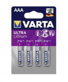 Baterie Varta Ultra Lithium AAA R3 1,5V litiu set 4 buc.