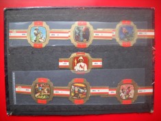 HOPCT LOT NR 84 INSULELE CARAIBE -TRADITII -7 BUC-ETICHETE VECHI DE TRABUCURI/ CIGARS LABELS -COLECTIE DE LUX-