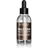 Revuele Paradise Bronze Self Tan Face Drops picaturi pentru bronzare faciale culoare Medium To Dark 30 ml
