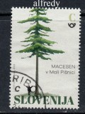 SLOVENIA 2024, Arbori, Flora, stampilat, uzat