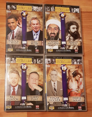 Set 4 DVD-uri din colectia Personalitati care au marcat istoria lumii foto