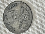 Ungaria 20 krajczar 1871 , argint , monetaria Alba Iulia